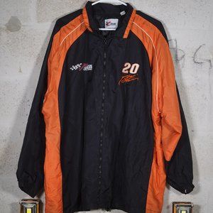 #20 TONY STEWART NASCAR WINDBREAKER JACKET SIZE L